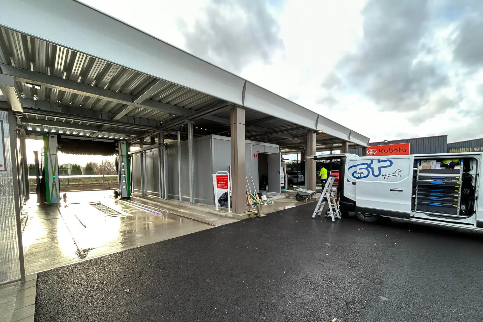 Entretien et maintenance centre wash